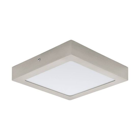 Eglo 64721 FUEVA 1 PRO LED Deckenleuchte 17W 225x225mm Nickel-Matt Weiss Neutralweiss