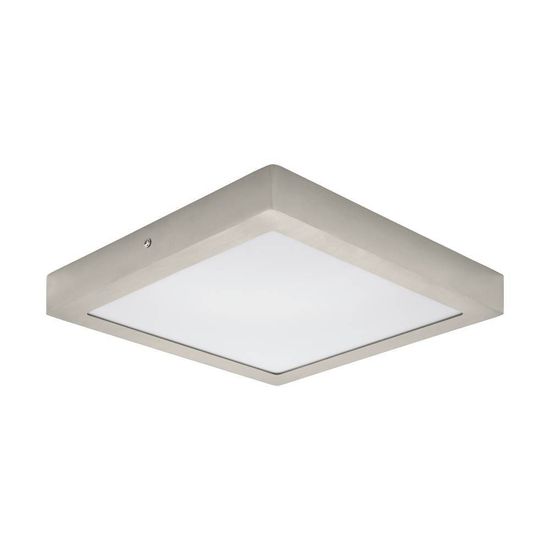 Eglo 64728 FUEVA 1 PRO LED Deckenleuchte 22W 300x300mm Nickel-Matt Weiss Warmweiss