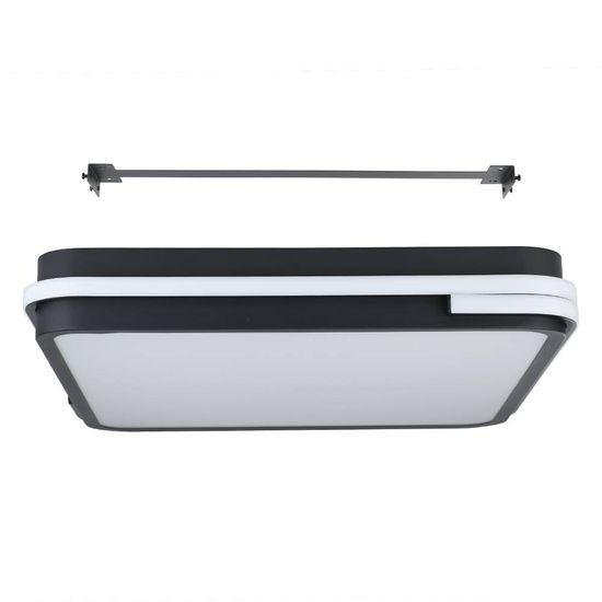 Eglo 900477 GENOVESE-Z LED Deckenleuchte 22W 470x470mm Schwarz Weiss steuerbare Lichtfarbe dimmbar