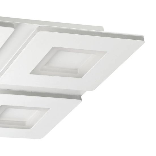 Eglo 900481 PADROGIANO-Z LED Deckenleuchte 26,2W 450x450mm Weiss steuerbare Lichtfarbe dimmbar