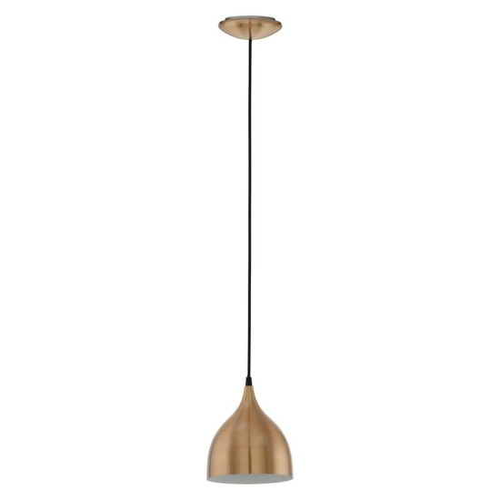 Eglo 93836 Coretto Hängeleuchte E27 Stahl kupferfarben