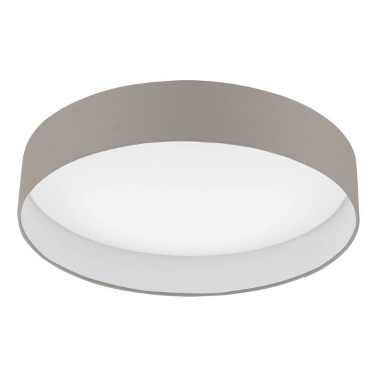 Eglo 93952 PALOMARO LED 4-fach Deckenleuchte 4x5,4W Ø500mm Weiss Taupe warmweiss