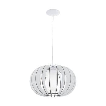 Eglo 95606 Stellato 2 Hängeleuchte E27 Holz weiss