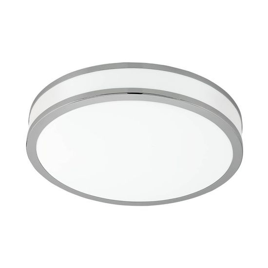 Eglo 95684 PALERMO 2 LED Deckenleuchte 20W Ø410mm Weiss Chrom warmweiss