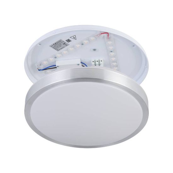 Eglo 96033 COMPETA 1 LED Deckenleuchte 18W Ø325mm Weiss Nickel-Matt warmweiss