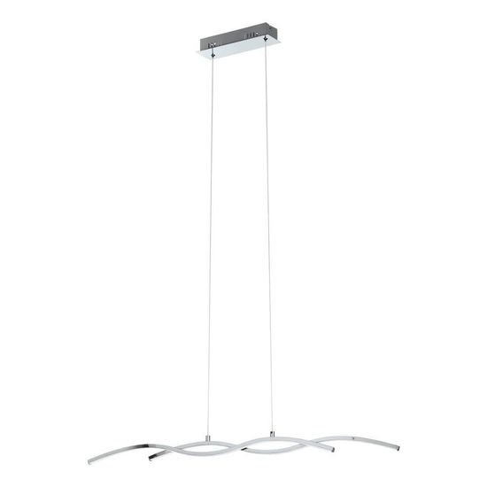 Eglo 96103 LASANA 2 LED Hängeleuchte 19W 870x80mm Chrom Weiss warmweiss