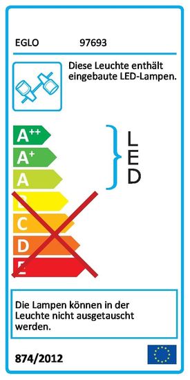 EGLO 97693 PALOMBARE-C LED Spot-Leuchte Connect 3x5W warmweiss