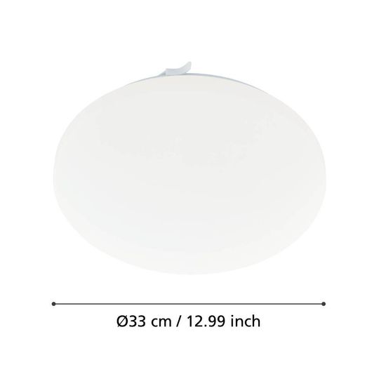 Eglo 97872 FRANIA LED Deckenleuchte 14,6W Ø330mm Weiss warmweiss