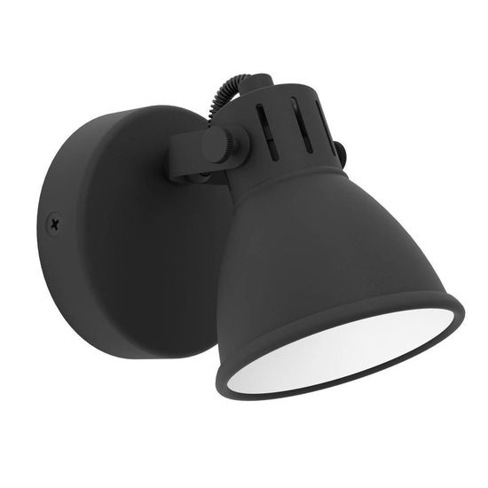 Eglo 98397 SERAS 2 LED GU10 Wandleuchte 1x3W Ø100mm Schwarz