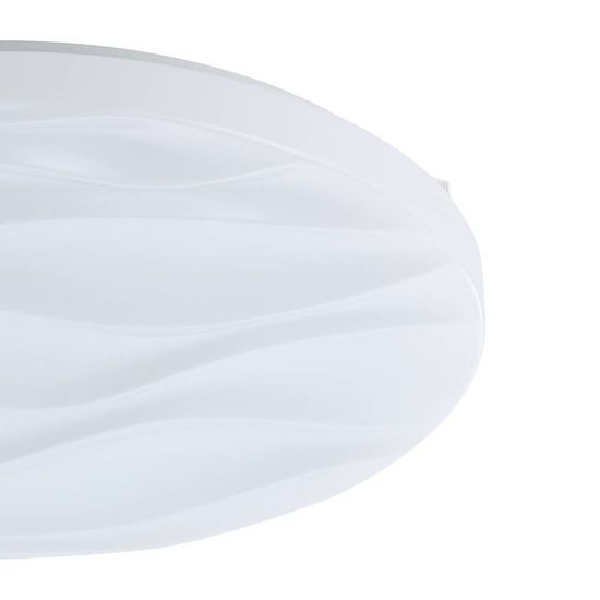 Eglo 99343 BENARIBA LED Deckenleuchte 14,6W Ø330mm Weiss warmweiss