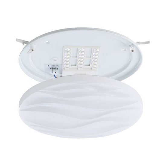 Eglo 99343 BENARIBA LED Deckenleuchte 14,6W Ø330mm Weiss warmweiss