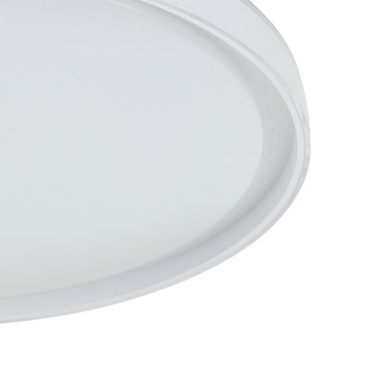 Eglo 99779 SELUCI LED 4-fach Deckenleuchte 4x10W Ø490mm Weiss Klar steuerbare Lichtfarbe dimmbar