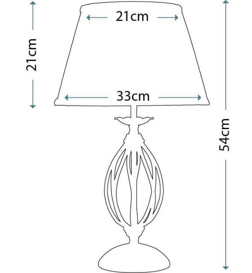 Elstead Artisan Tischleuchte E27 Gealtertes Messing Elfenbein