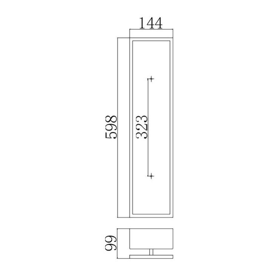 Elstead Kenney LED Wandleuchte 4-fach Sonnenaufgang Silber