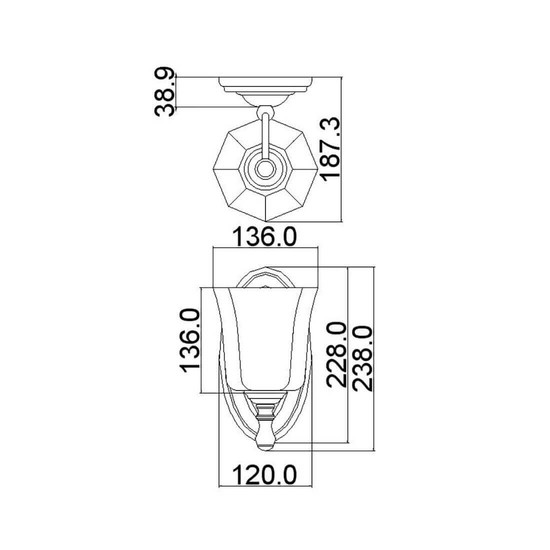 Elstead Shelly LED Wandleuchte G9 Poliertes Chrom IP44