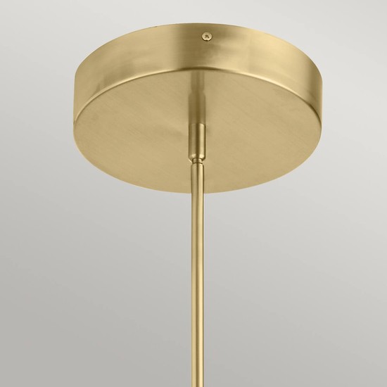 Elstead Calters LED Hängeleuchte 73cm Champagner-Gold