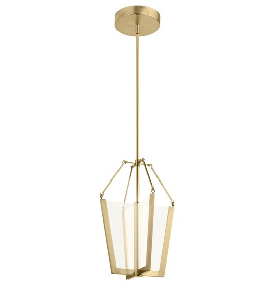 Elstead Calters LED Hängeleuchte 50cm Champagner-Gold