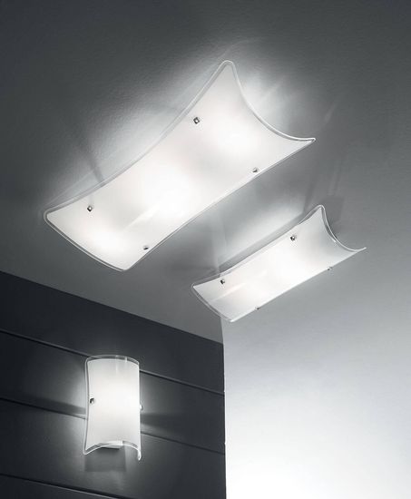 Fabas Luce Wandleuchte Milton E27 260x100mm Weiß