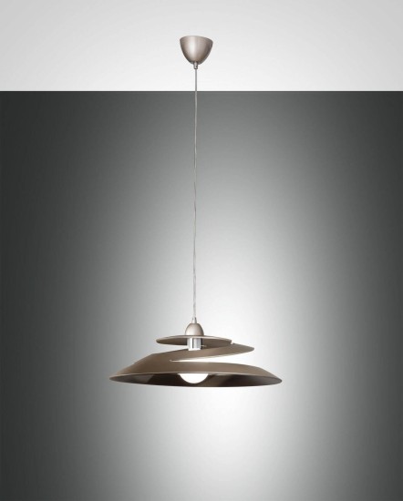 Fabas Luce Pendelleuchte Aragon E27 Ø530mm Bronze, made in Italy