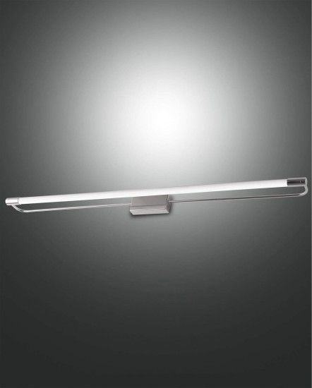 Fabas Luce LED Außen-Wandleuchte Rapallo 50x80mm 20W Warmweiß IP44 verchromt