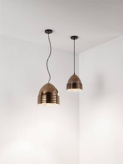 Fabas Luce Pendelleuchte Gavia E27 Ø300mm Schwarz