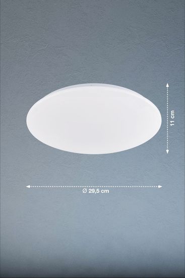 Fischer & Honsel Mona LED Deckenleuchte 12,1W warmweiss dimmbar Acrylglas weiß 20924