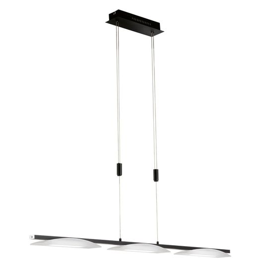 Fischer & Honsel Kop LED Pendelleuchte 3-fach 24,9W Tunable white steuerbar dimmbar Acrylglas sandschwarz 60964