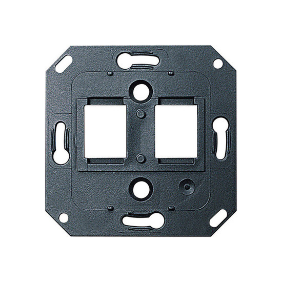 Gira 019100 Tragring Modular-Jack 2-fach Modular-Jack AMP/Radiall Tragring