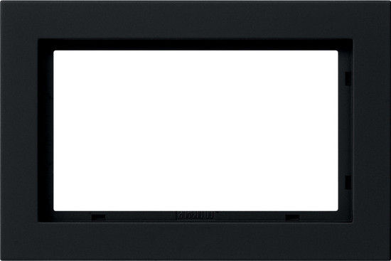 Gira 100109 Abdeckrahmen 1,5-fach Gira E2 Schwarz m