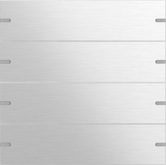 Gira 502417 Wippenset 4-fach Tastsensensor 4.95 Aluminium(elox.)