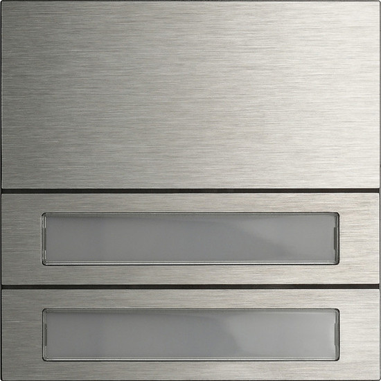 Gira 5532914 Ruftastenmodul 2-fach System 106 Edelstahl V4A
