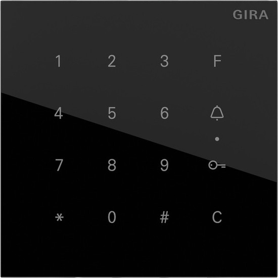 Gira 5550000 Gira Keyless In Codetastaturmodul System 106 G Schwarz
