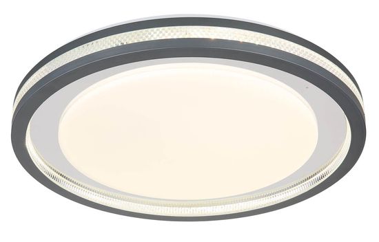 Globo Terpsa LED Deckenleuchte 30W CCT Weiß Matt, Metall Fernbedienung Nachtlicht Ø47,8cm 48373-30