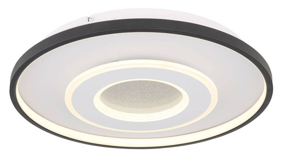 Globo Brienna LED Deckenleuchte 36W CCT Weiß Matt, Metall Fernbedienung Nachtlicht Ø48cm 48552DSH