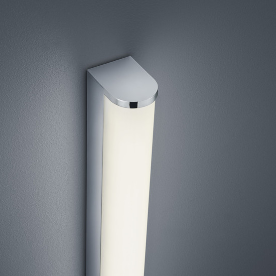 Helestra PONTO LED Wandleuchte 12W IP44 90Ra Warmweiss Chrom 18/1833.04