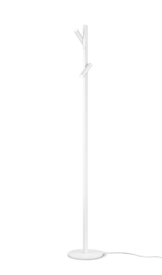 Helestra CONI LED Stehleuchte 18W dimmbar Warmweiss Mattweiß 160cm 7-5036.07