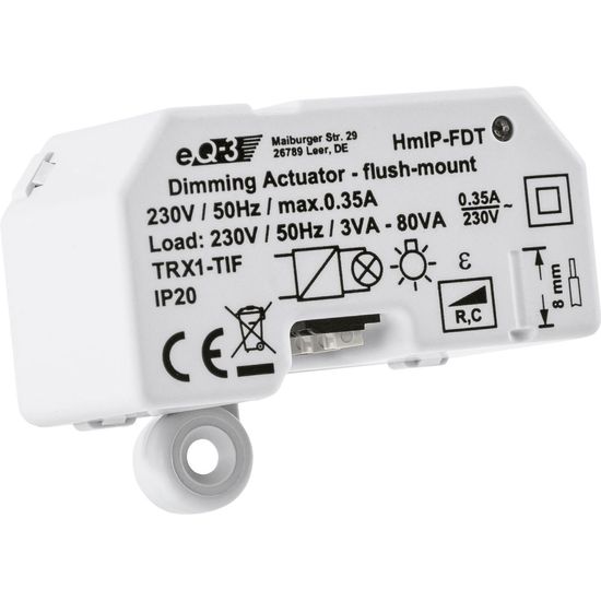 Homematic IP Dimmaktor - Unterputz - Phasenabschnitt HmIP-FDT 150609A0