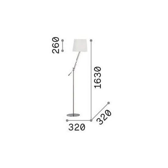 Ideal Lux REGOL Stehleuchte E27 ⌀320mm Weiss 014609