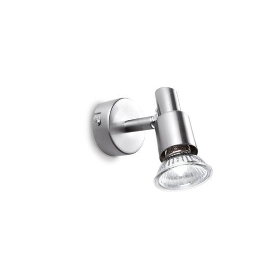 Ideal Lux SLEM GU10 Wandleuchte dimmbar Nickel warmweiss 018829