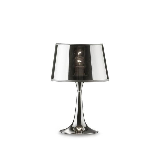 Ideal Lux LONDON Tischleuchte E27 ⌀235mm Chrom 032368