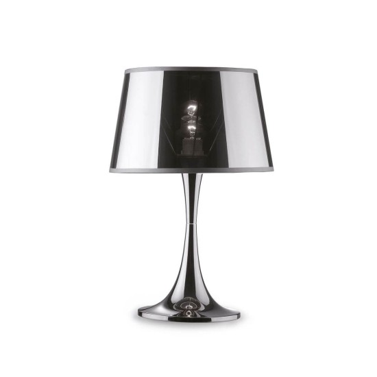 Ideal Lux LONDON Tischleuchte E27 ⌀320mm Chrom 032375