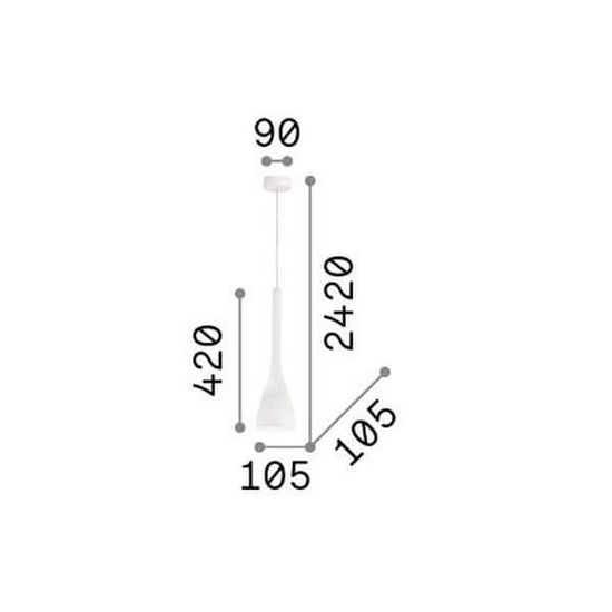 Ideal Lux FLUT Pendelleuchte E14 ⌀105mm dimmbar Schwarz 035710