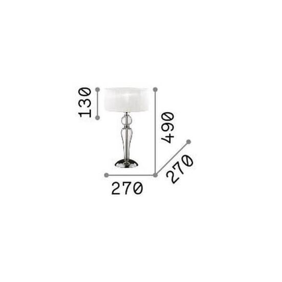 Ideal Lux DUCHESSA Tischleuchte E27 ⌀270mm Klar 051406