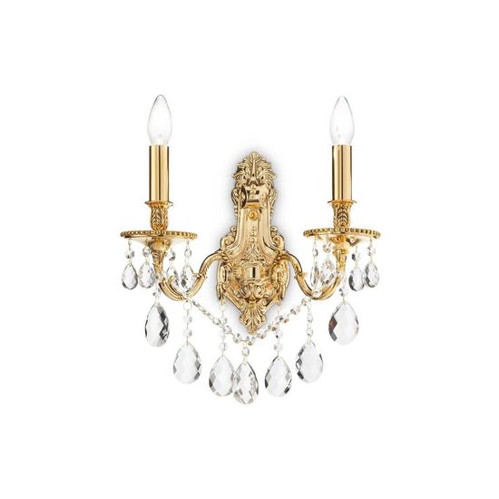 Ideal Lux GIOCONDA Wandleuchte E14 2-fach dimmbar Gold 060491