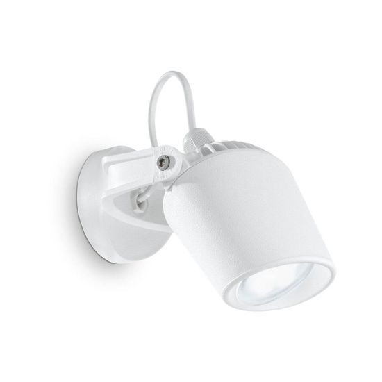 Ideal Lux ELIO GU10 Wandleuchte dimmbar Weiss IP66 CCT einstellbare Lichtfarbe 096483