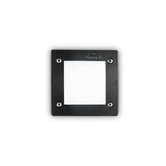 Ideal Lux AVENUE GX53 Einbauleuchte dimmbar Schwarz IP66 CCT einstellbare Lichtfarbe 096582