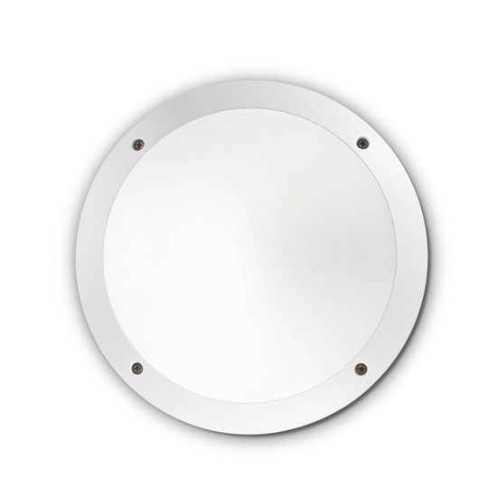 Ideal Lux POLAR Wandleuchte E27 ⌀300mm dimmbar Weiss IP66 096667