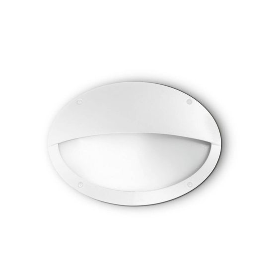 Ideal Lux MEDEA Wandleuchte E27 dimmbar Weiss IP66 096735