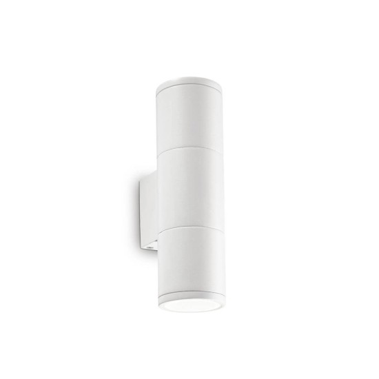 Ideal Lux GUN Wandleuchte GU10 2-fach dimmbar Weiss IP44 100388