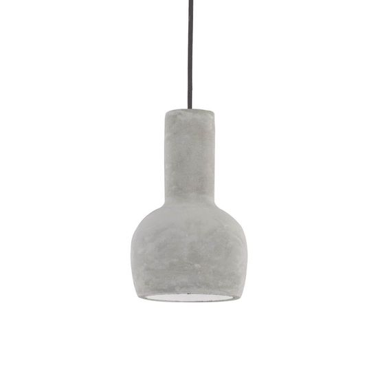 Ideal Lux OIL Pendelleuchte E27 ⌀140mm dimmbar Beton 110431